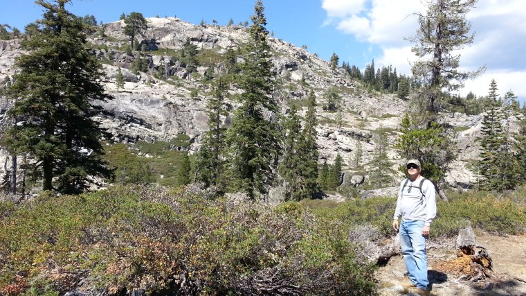 Lyle on Road to Bear Lake