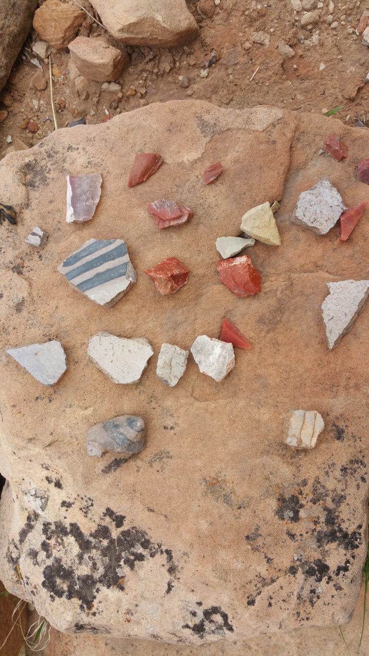 Arrow Heads Pottery Shards