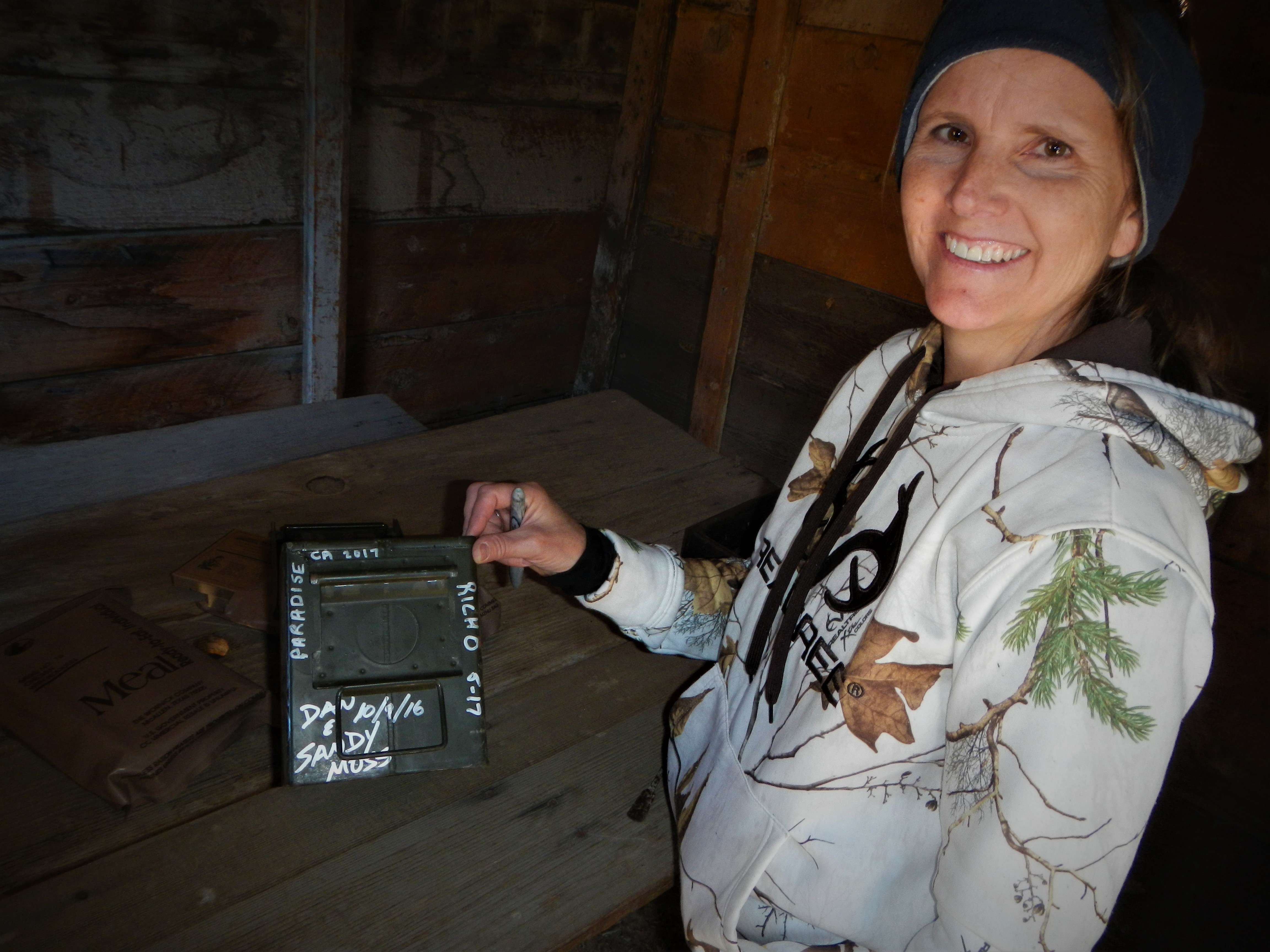 Bass Cabin GeoCache Cindi