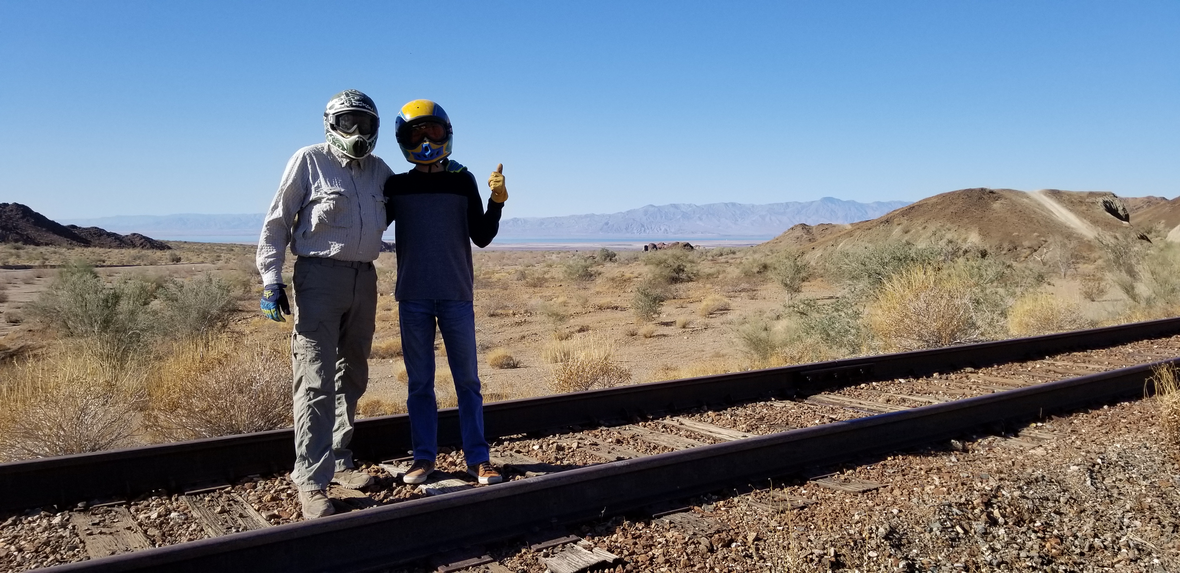 Doug and Zak Train Tracks