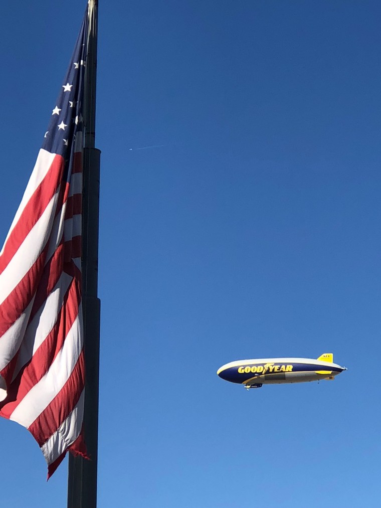 Goodyear Blimp Chiriaco summit