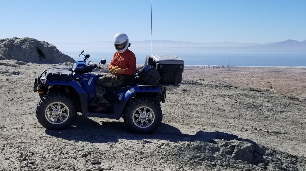 Terrie Top of Bat Caves Salton Sea